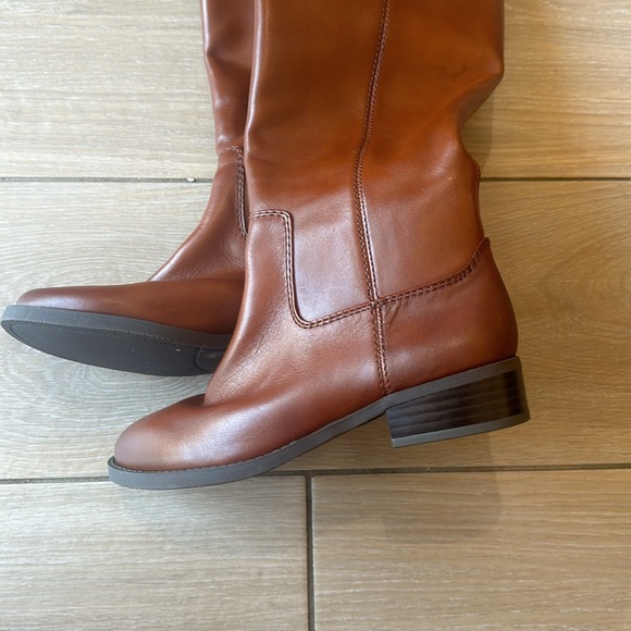INC WOMENS EQUESTRIAN CHESNUT BROWN RIDING BOOTS FRYE STYLE VIRAL SIZE 6 - Picture 2 of 10